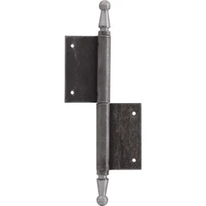 Türnussband mit Zierkopf, rechts, 120 x 180 mm, Stahl blank