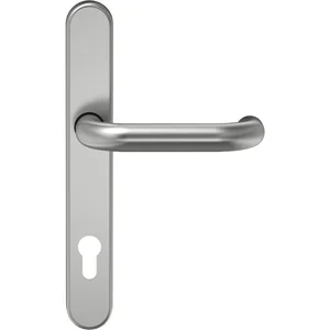 ECO Fluchttür-Halbgarnitur EPN 900 RR, Drückerlochteil D110, EN 1125, silber