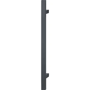 HOPPE Bügelgriff E5726 rechteckig gerade, 800/560, Edelstahl schwarz matt