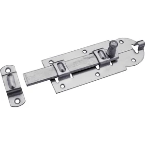 Querriegel gerade mit Schlaufe, Platte 80 x 25 mm, verzinkt