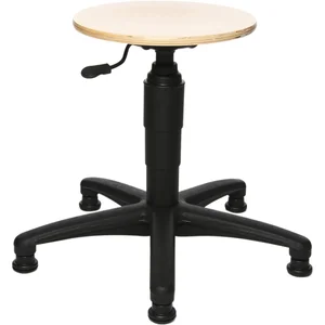 TOPSTAR Drehstuhl Tec50 Buchenholz Gleiter, Fußring
