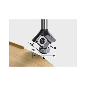 FESTOOL Wendeplatten-Abrundfräser HW Radius 2 mm