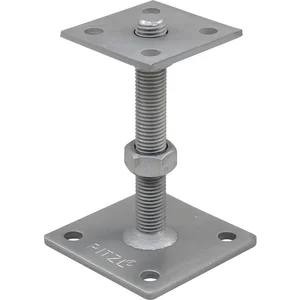 PITZL Pfostenträger Typ 11009.0100 ZiNiP beschichtet mit Gewindestange