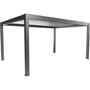BIOHORT Pergola Gr. 5 x 3,5 quarzgrau/silber