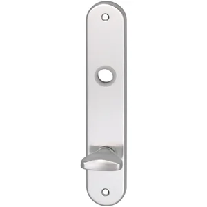 Langschild WG 1700, WC 90, mit Drehknopf, silber eloxiert