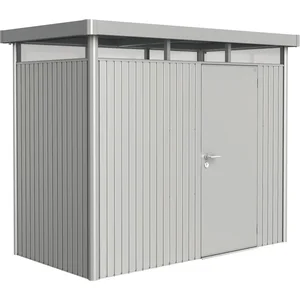 BIOHORT Gerätehaus HighLine H1 silber-metallic