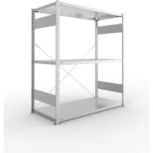 META Steck-Grundregal 1500 x 1300 x 600 mm 3 Fachböden 230 kg