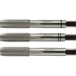 BOHRCRAFT Hand-Gewindebohrer-Satz HSSG DIN352 6H Gewindegröße M 2,5