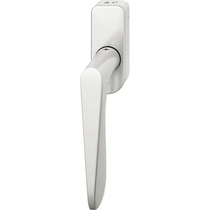 FSB Fenstergriff 34 1144 abschließbar ovale Rosette, Aluminium silber eloxiert