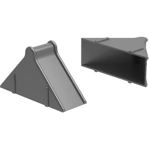 Kantenschutzecke geschlossen schwarz 29 x 68,2 x 68,2 mm