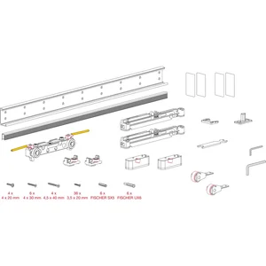 TERNO Magic 2 Beschlagset 1-flg. 80 kg Flügelbreite 680-1100 mm