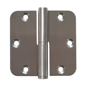 Aufschraubband B 1834 rechts, 80,3 x 82 x 2,5 mm, Edelstahl