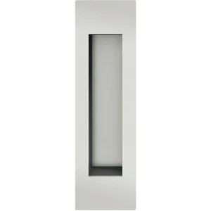 FSB Schiebetürmuschel 42 4251 eckig offen, Aluminium silber eloxiert