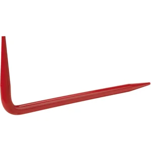 RENNSTEIG Winkeldorn gehärtet, rot pulverlackiert 450 x 130 x 16 mm