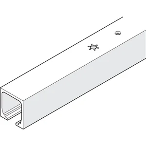 HAWA Junior 40 Laufschiene Deckenmontage L=1400 mm Aluminium farblos eloxiert
