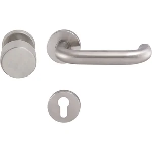 SOLIDO FH-Wechselgarnitur TALIN - auf Rosette PZ, 35 - 45,EI - 30,Edelstahl matt