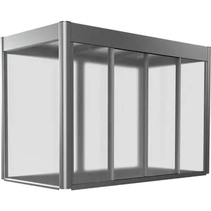 BIOHORT Gewächshausaufsatz Florentina Maxi 2 x 1 quarzgrau