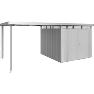 BIOHORT Seitendach HighLine H4 silber-metallic