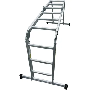 JUST Alu-Vielzweck Industrieleiter Type 75 Sprossen=4x3 Länge=1,87/3,64 m