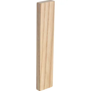 Holzklotz Esche lackiert 80 x 12 x 4 natur