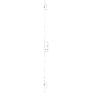 GU MFV-Schloss Secury Automatic DIN, DM 65,Stulp 1750 x 20 x 2,5, VK 10