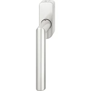 FSB Fenstergriff 34 1076 abschließbar ovale Rosette, Aluminium silber eloxiert