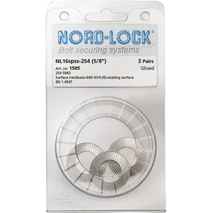 NORD-LOCK Keilsicherungsscheiben NL 16spss-254, Edelstahl A4 - Blister SB-3
