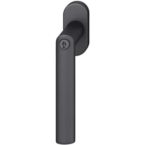 FSB Fenstergriff 34 1108 81415 abschließbar ovale Rosette,Aluminium schwarz matt