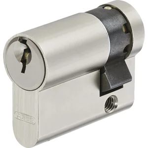 ABUS Einbauhalbzylinder A93 gleichsperrend 45 mm vernickelt matt