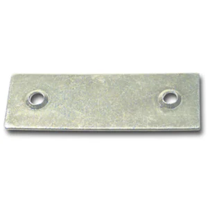 Blindplattl für Einlegstange, 18 x 53 mm, Stahl verzinkt
