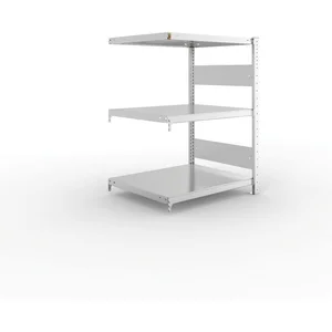 META Steck-Anbauregal 1025 x 750 x 600 mm 3 Fachböden 150 kg