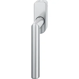 FSB Fenstergriff 34 1076 abschließbar ovale Rosette, Edelstahl matt