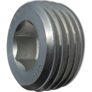 DIN906 R3/4" Edelstahl A2 Verschlussschraube kegeliges Rohrgewinde mit ISK
