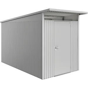 BIOHORT Gerätehaus AvantGarde A4 silber-metallic