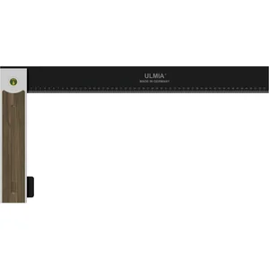 ULMIA Präzisions Tischlerwinkel Alu-Line 600 mm Messgenauigkeit ± 0,04 mm