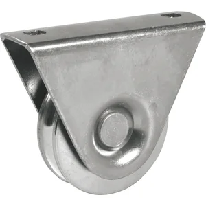 IBFM Schiebetorrolle mit Auflager 386, Ø 60mm, V-Nut , Stahl verzinkt