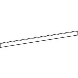 GU-966 Abdeckschiene oben P1226, Kunststoff weiß, L=1960 mm