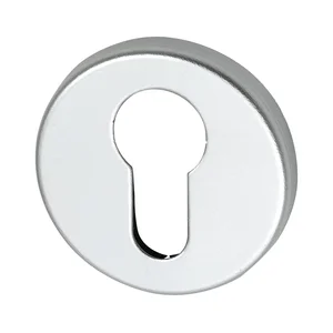 SCH-LINE Zylinderrosette PZ, U-/L-Form, ø 50 mm, Höhe 7 mm, silber eloxiert