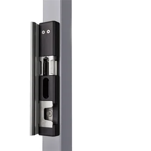 Elektr. Türöffner Modulec-SH-R Aufbaumont. Stromlos geöffnet, Alu silber