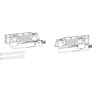 GU-966/200 Grundkarton Tandemlaufwagen, links, 200 kg