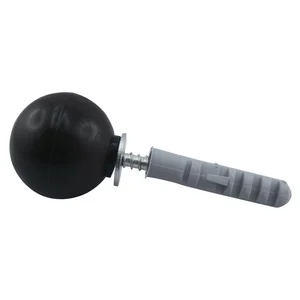 IBFM Türpuffer - Kugelform Kunststoff schwarz