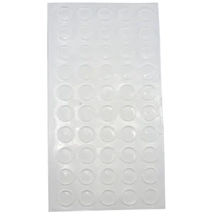 SECOTEC Türanschlagdämpfer zum Aufkleben 8 mm Kunststoff transparent SB-50 BL4