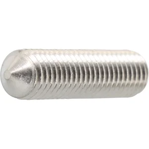 ISO4027 M 6x 10 Edelstahl A4 Gewindestift mit Spitze Innensechskant (DIN914)