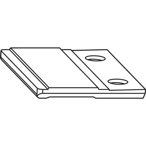 ROTO NT/NX Halteplatte ohne Zapfen silber (487264)