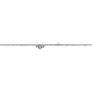 ROTO NT/NX DK-Getriebe KSR konstant DM 15 mm L=1290/563 mm 1V silber