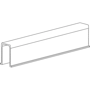 TERNO Diva Fluid Bodenführungsschiene 121 L=3000 mm grau