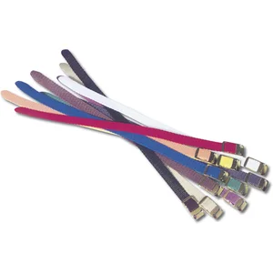 Armband Nylon geflochten, für Pfandschloss, rot, weiß, blau, grün, gelb, schwarz