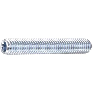 ISO4027 45H M 6x 10 verzinkt Gewindestift mit Spitze Innensechskant (DIN914)