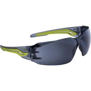 BOLLÉ Schutzbrille Silex Sichtscheibe Rauchglas, Rahmen Schwarz/Gelb