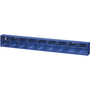ALLIT Klappschütten-Magazin Gr. 9 blau 600 x 65 x 77 mm